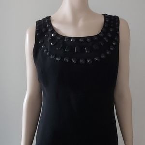 Black cocktail/party dress mid length